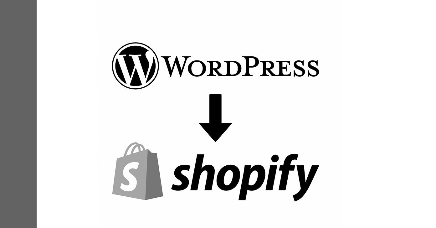 WordPress to Shopify migration diagram